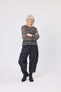 Lemon Tree Sonja Pants - Black Denim