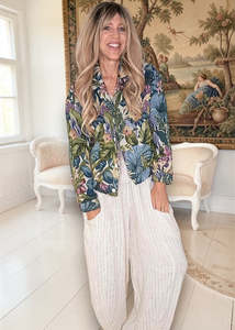 Helga May Tapestry Monstera Jacket