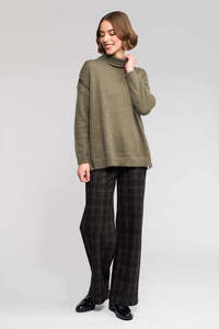 Vassalli Mellow Sweater-Elm