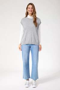 Salla Sparkle Vest Silver
