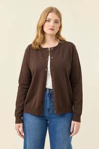 Cardis: Isle of Mine Darby Cardigan Chocolate