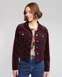 Coats Jackets: Vassalli Core Cord Jacket Merlot