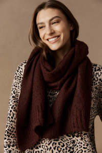 Eb+Ive Calista Scarf Mahogany