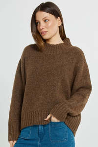 Betty Basics: Betty Basics Lola Jumper Chocolate