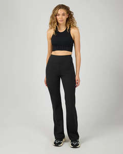Pants: All About Eve Active Flare Pant Black
