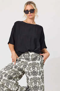 Tops: Lemon Tree Alessa Top Black
