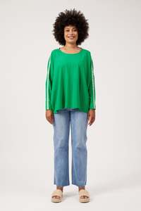 Tops: Haven Elba Heart Long Sleeve Tshirt Green