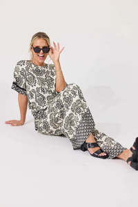 Lemon Tree: Lemon Tree India Pants Black Persian