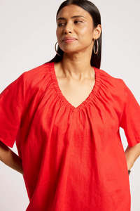 Eb And Ive: Eb+Ive Cove Relaxed Top Aperol OS