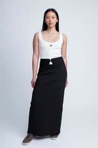 Cher Long Skirt - Black