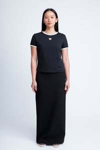 Mto Tops: Bunny Top - Black