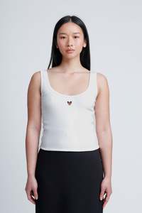 Mto Tops: Bunny Singlet - Cloud