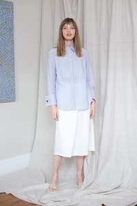 Sale: Tidal Wrap Skirt - Cloud