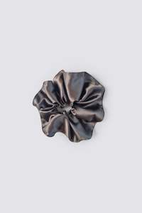 Made To Order: Silk Scrunchie - Chocolate
