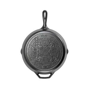 Skillets Seasoned Cast Iron: Cast Iron Butterfly Sugar Skull Skillet 30cm