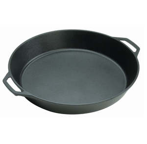 Skillets Seasoned Cast Iron: Cast Iron Dual Handle Pan 43cm
