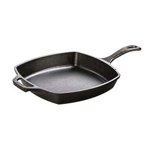 Skillets Seasoned Cast Iron: Cast Iron Square Skillet 25.4cm