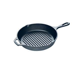 Cast Iron Round Grill Pan 26cm