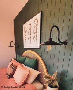 Gooseneck Wall Light Saucer - Industrial Look - Loftmotif