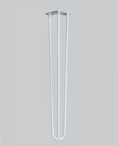 710 mm White Hairpin Table Legs (Set of 4) Loftmotif