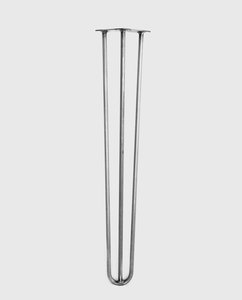 710 mm Raw Steel Hairpin Table Legs (Set of 4) Loftmotif