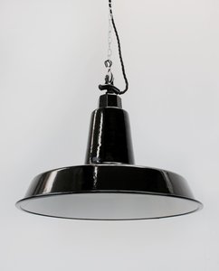 XL Workshop Black Pendant - 450mm - Industrial Lighting - Loftmotif