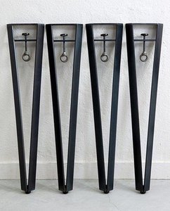 710 mm V - Shape Table Legs (Set of 4) - Loftmotif