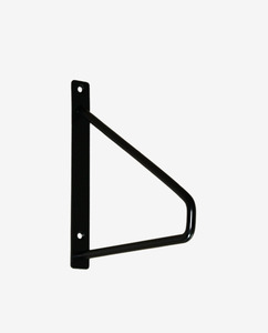 Products: Shelf Bracket Hairpin Black (Set of 2) - 200 mm - Loftmotif