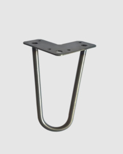 200 mm Brushed Hairpin Table Legs (Set of 4) - Loftmotif