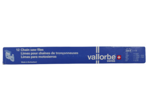 Chainsaw Protection: Vallorbe 7/32 Chainsaw Files 12 Pack