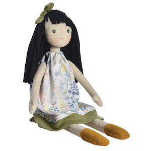 Bonikka: Jedda in Green & Blue Dress, Doll