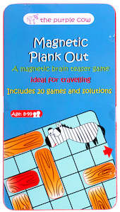 Purple Cow: TRAVEL GAME TIN PLANK OUT