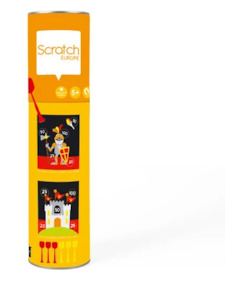 Scratch: SCRATCH DARTS - SMALL KNIGHT MAGNETIC 24X30CM 2-SIDED PRINTING