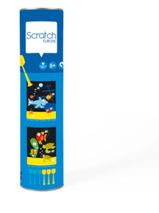 Scratch: SCRATCH DARTS - SMALL SEA LIFE 24X30CM 2 SIDED PRINTING