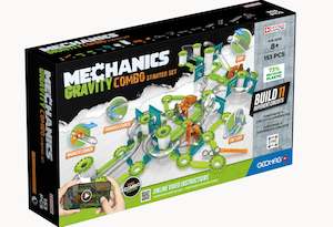 Magnetic: 757 Geomag Mechanics Gravity Recycled Combo Starter Set 153 pcs