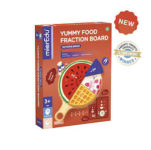 3: Mi Maths Brain - Yummy Food Fraction Board (Magnetic)