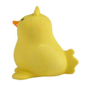 CHICK - NATURAL RUBBER RATTLE & BATH TOY