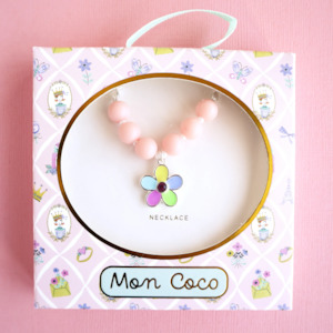 Rainbow Flower Necklace