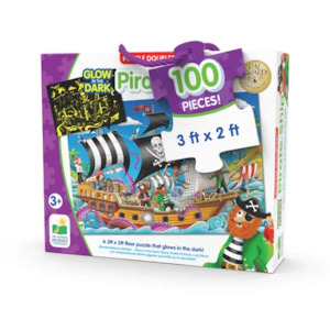 The Learning Journey: PUZZLE DOUBLE GLOW IN THE DARK PIRATE SHIP