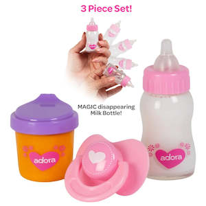 Adora: MAGIC SIPPY SET - Zig Zag Rainbow (5pc set)