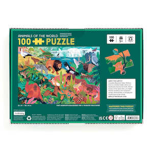 Mudpuppy: Animals of the World, 100 piece puzzle