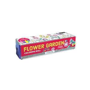 Mudpuppy: Flower Garden Mini Colouring Roll
