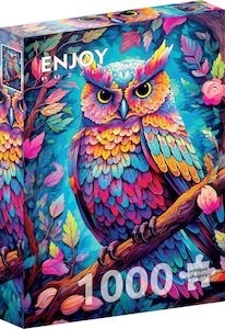 Jigsaw Puzzles: Dazzling Owl, 1000pcs