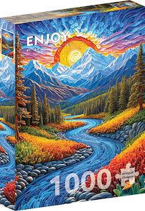 Jigsaw Puzzles: Sunrise Landscape, 1000pcs