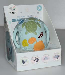 Ocean Grabbing Ball Natural Rubber and Rattle