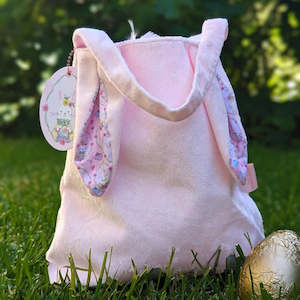 New: Velvet Easter Egg Hunt Bunny Bag
