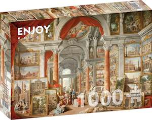 Puzzles: Paolo Panini: Views of Modern Rome, 1000pcs