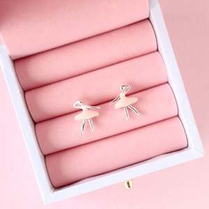 Lauren Hinkley: Ballet Earrings - Sterling Silver Post & Earnut