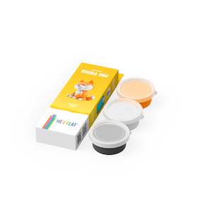 HEY CLAY, DOG STORY, SHIBA INU, 3 CANS, 5 COLOUR