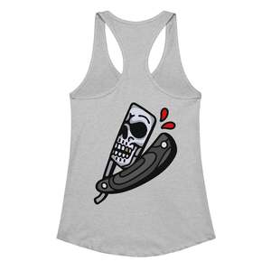 Womens Apparel: Cut Throat Women’s fitted racerback tank top - light